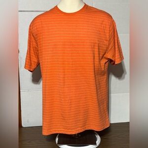 BOCA Classics men’s XXL ORANGE STRIPPED T SHIRT.